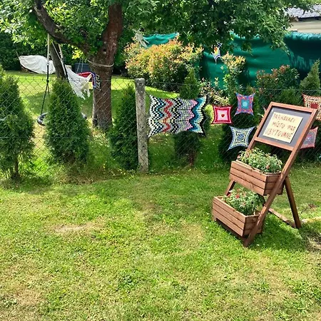 캠프장 Glamping Karavan U Konopiste *