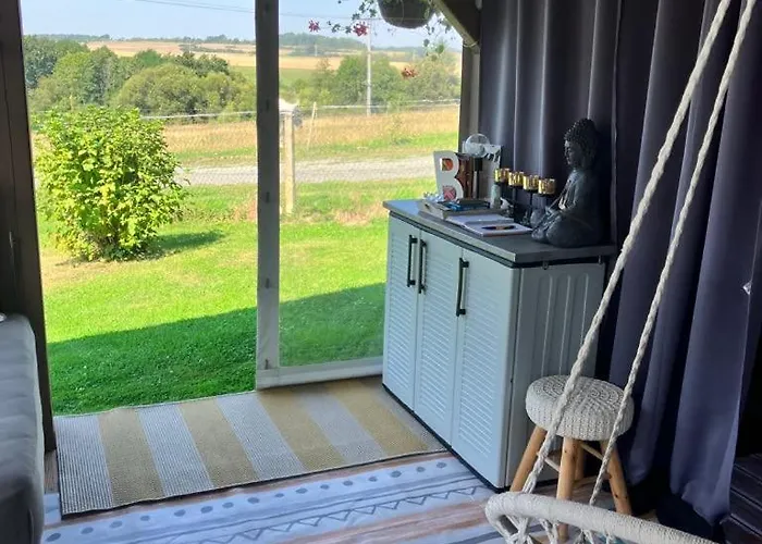 캠프장 Glamping Karavan U Konopiste